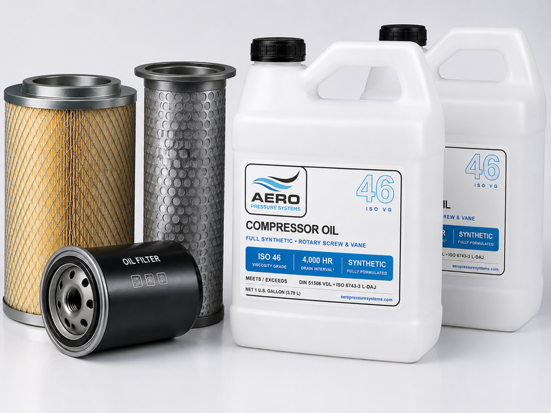 AERO Maintenance Kit — 10 HP Rotary Screw Compressor