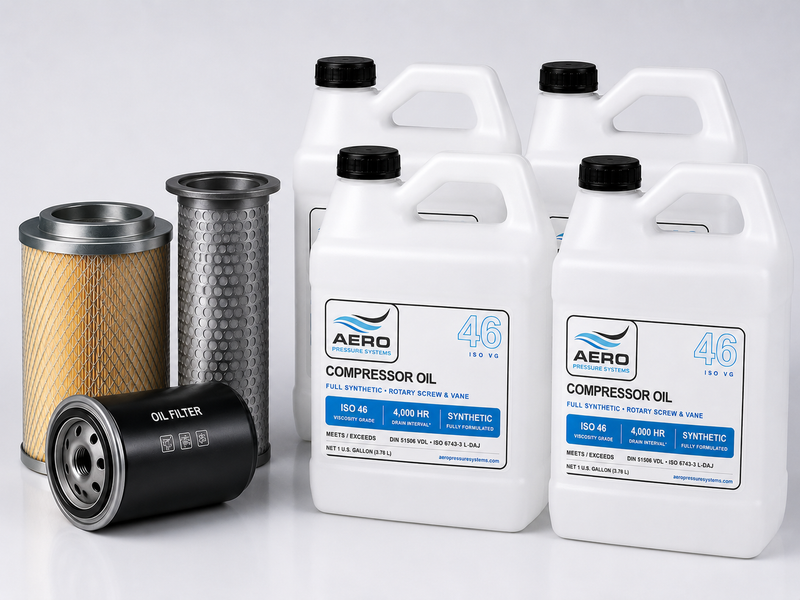 AERO Maintenance Kit — 15–20 HP Rotary Screw Compressor