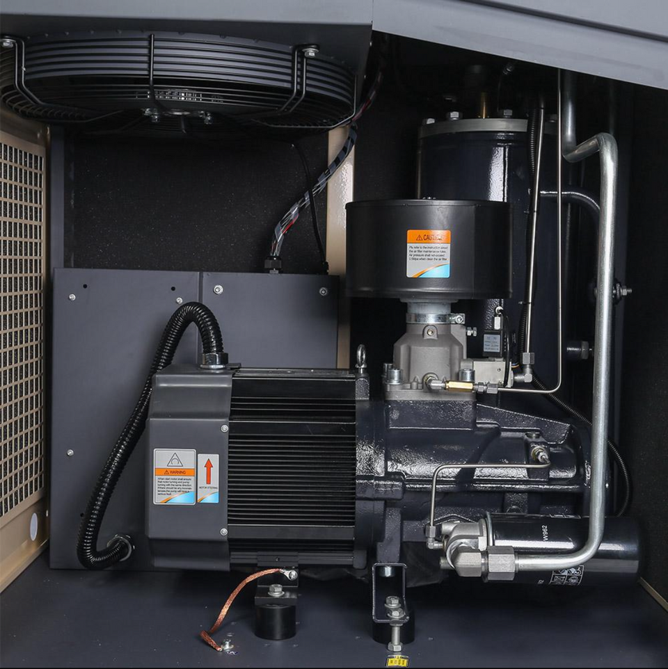 AERO 20HP compressor interior — engineering cutaway